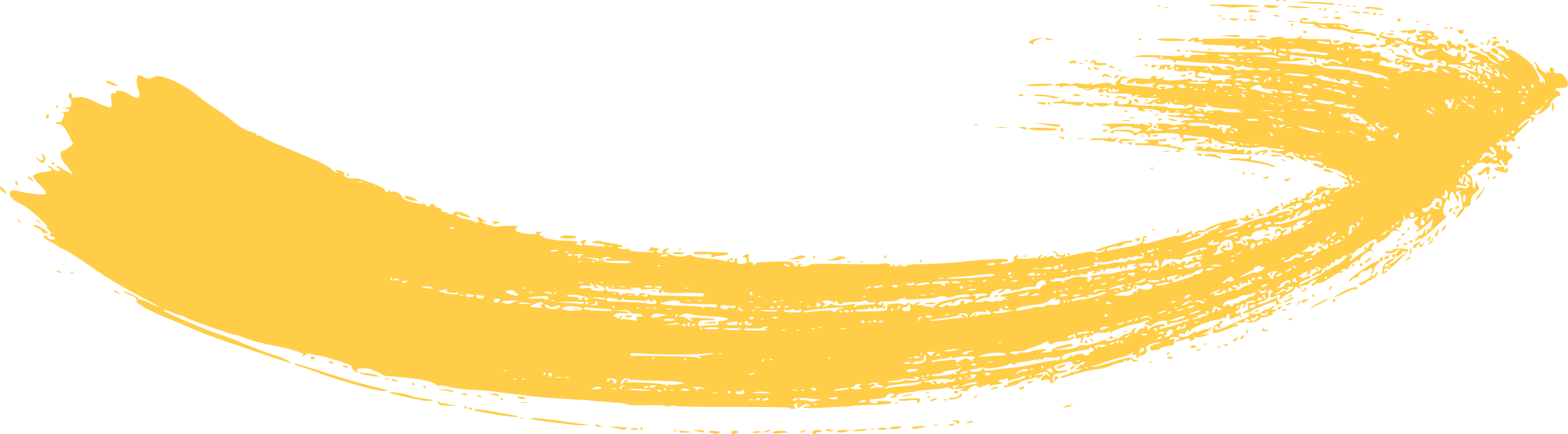 Decorative brush stroke